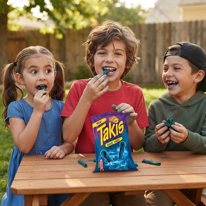 180g x 10 Takis Blue Heat Chilli & Lime Corn Snack Extreme Heat Bulk Box