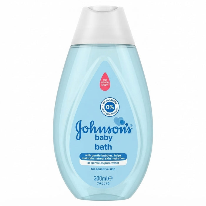 6x 300ml Johnson's Baby Bath Sensitive Skin No More Tears