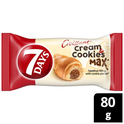80g x 20 7Days Croissants Assorted Flavours Oreo Vanilla Hazelnut Coconut Cherry