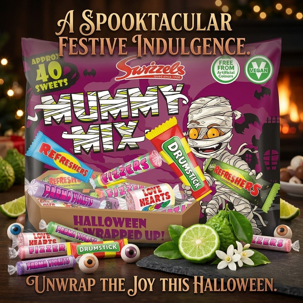 10x 340g Swizzels Mummy Mix Bulk Wholesale Halloween Sweet Bags Vegan