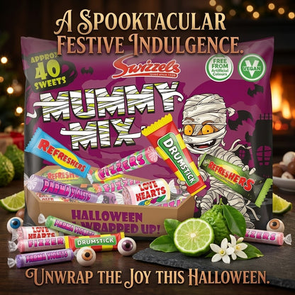 10x 340g Swizzels Mummy Mix Bulk Wholesale Halloween Sweet Bags Vegan