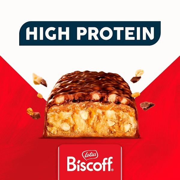 12x 55g TREK High Protein Biscoff Bars Vegan & High Fibre