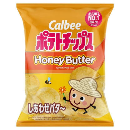 8x 130g Calbee Honey Butter Potato Chips Japanese Crisps
