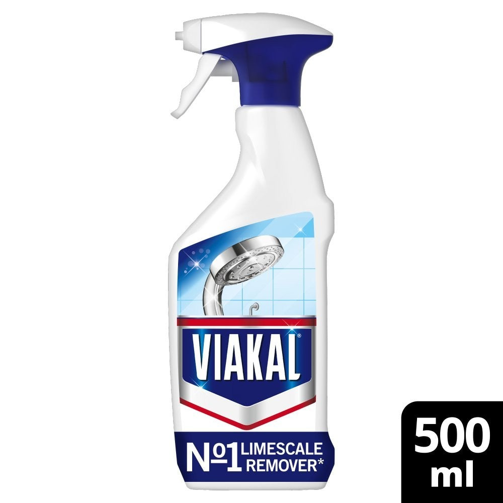10x Viakal Classic Limescale Remover Spray 500ml Bathroom Shower Tiles Cleaner