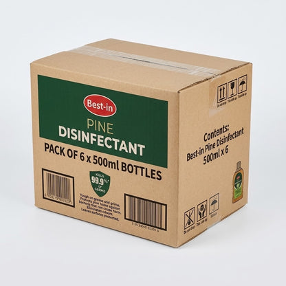 500ml × 6 Best-In Pine Disinfectant Liquid Liquid Cleaner