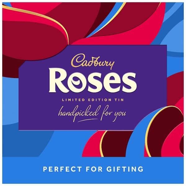 475g Cadbury Roses Chocolate Assortment Tub Gift Box Sweet Selection Vegetarian