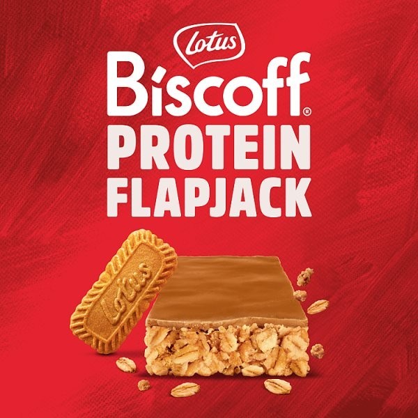 16x 50g TREK Biscoff Protein Flapjack Bars Vegan & Gluten