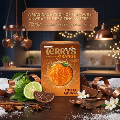 12x 145g Terry's Chocolate Orange Toffee Crunch Wholesale Bulk Gift Box