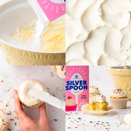 Silver Spoon Icing Sugar 1kg / 500g Cake Frosting - Bulk Case