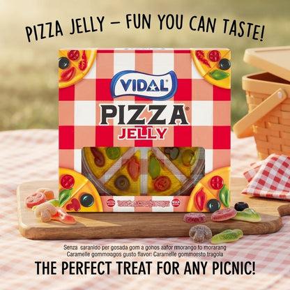 11x 726g Vidal Pizza Strawberry Flavour Jellies Sweets UK