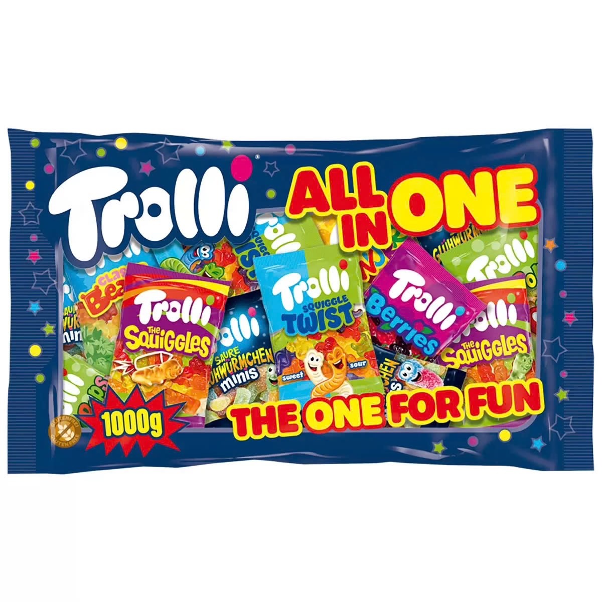 1kg Trolli All in One Sweet Mix – Gluten Free - Great Party Favour