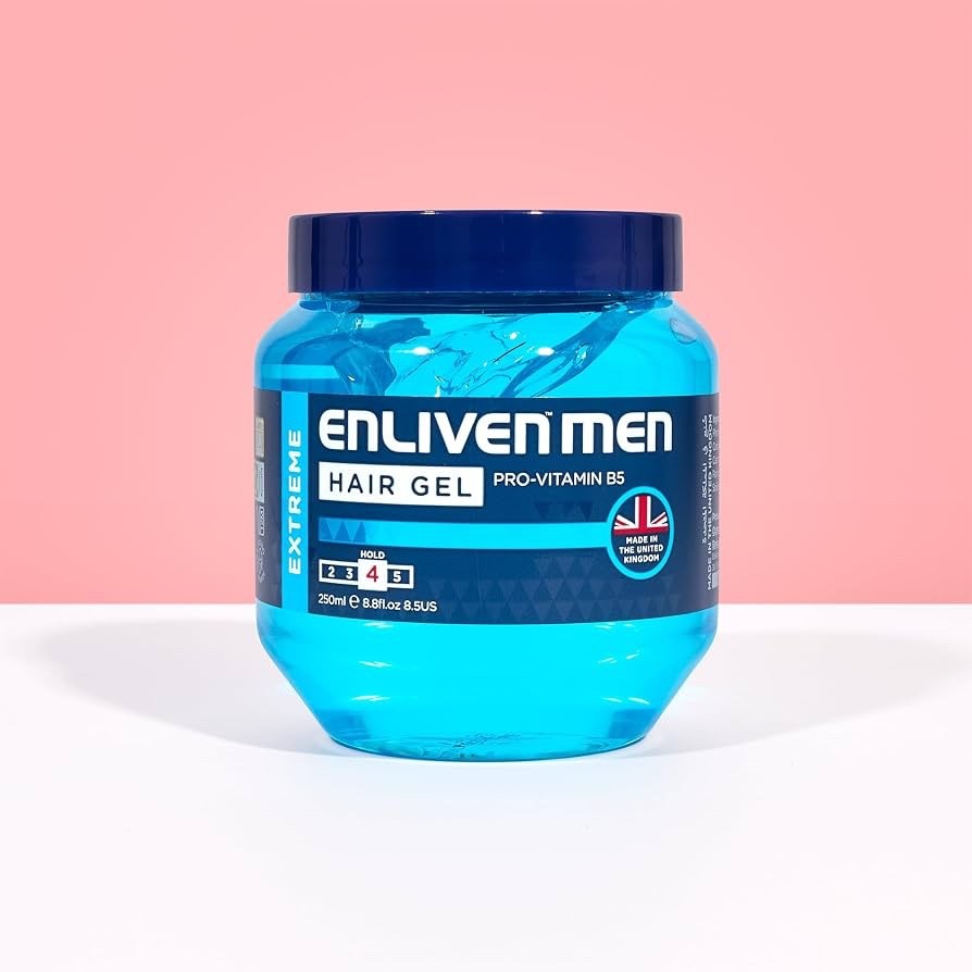 6 x 250ml (1.5kg) Enliven Hair Gel Bundle – Firm & Extreme Hold Hairgel Pack