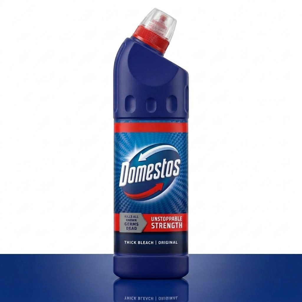 9x Domestos Original Thick Bleach 750ml Bottle Bulk Wholesale Box Trade Pack