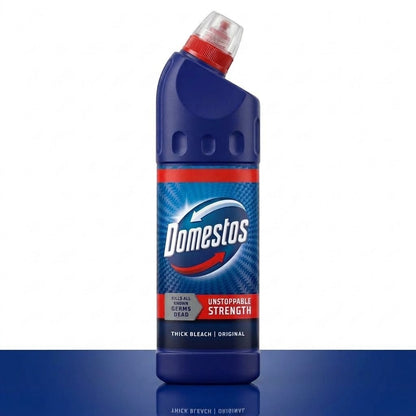 9x Domestos Original Thick Bleach 750ml Bottle Bulk Wholesale Box Trade Pack