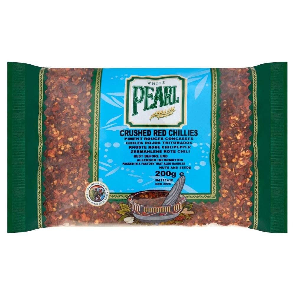 200g x 10 Crushed Red Chili Flakes Pearl Selection Quality Hot Spice Pack