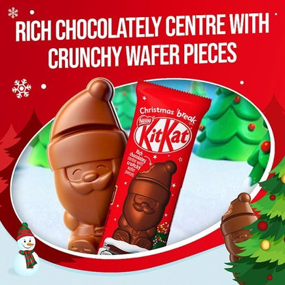 29g x 30 Nestle Kit Kat Milk Chocolate Santa Figures Bulk Christmas Stocking Fil
