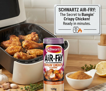 6 x 120g Schwartz Air-Fry Bangin' Chicken Seasoning Mix