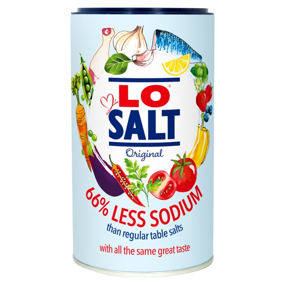 350g x 6 LoSalt Reduced Sodium Salt Alternative Low Sodium Potassiuim Kosher