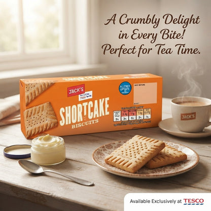 12x 150g Jack's Shortcake Biscuits Sweet Shortbread Cookies