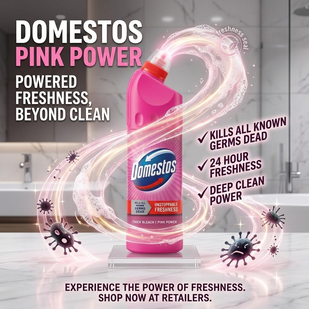 9x Domestos Citrus Fresh Thick Bleach 750ml Bottle Bulk Wholesale Box Trade Pack