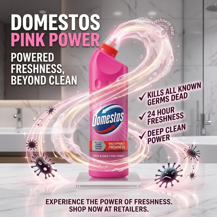 9x Domestos Citrus Fresh Thick Bleach 750ml Bottle Bulk Wholesale Box Trade Pack