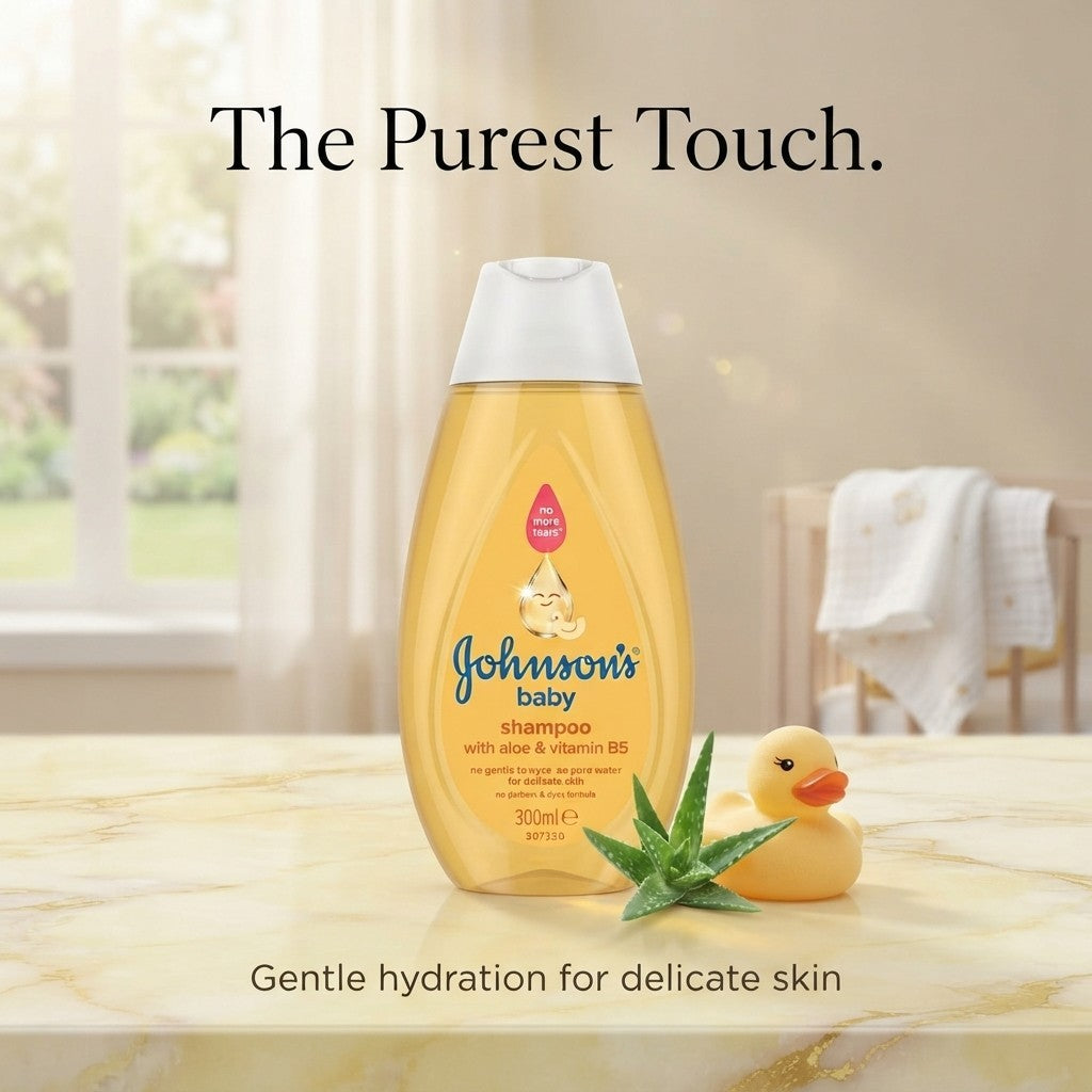 6x 300ml Johnson's Baby Shampoo with Aloe & Vitamin B5 300ml No More Tears