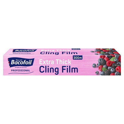 6 Box  Rolls Bacofoil Professional Extra Thick Cling Film 300m Catering Bulk