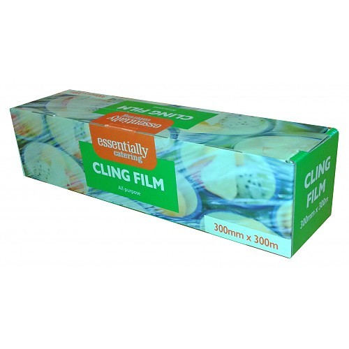 6 Box Rolls Batleys Catering All Purpose Cling Film 300mm x 300m Bulk Wholesale