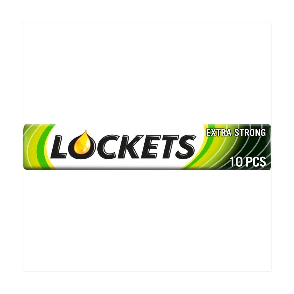 Lockets Honey & Lemon & Extra Strong Menthol Cough Sweets Lozenges 43g x 20 Pack