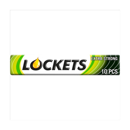 Lockets Honey & Lemon & Extra Strong Menthol Cough Sweets Lozenges 43g x 20 Pack