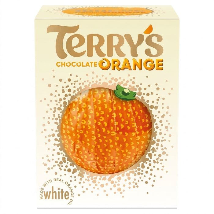 12x 145g Terry's White Chocolate Orange Ball Wholesale Bulk Christmas G