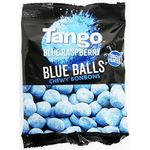 110g × 12 Pack Tango Blue Raspberry Blue Balls Chewy Bon Bons Candy