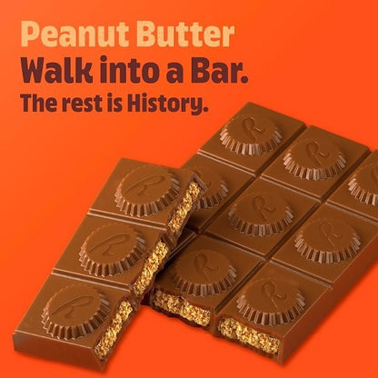Reeses Peanut Butter Chocolate Sharing Bars 90g x16 Box - Bulk Confectionery