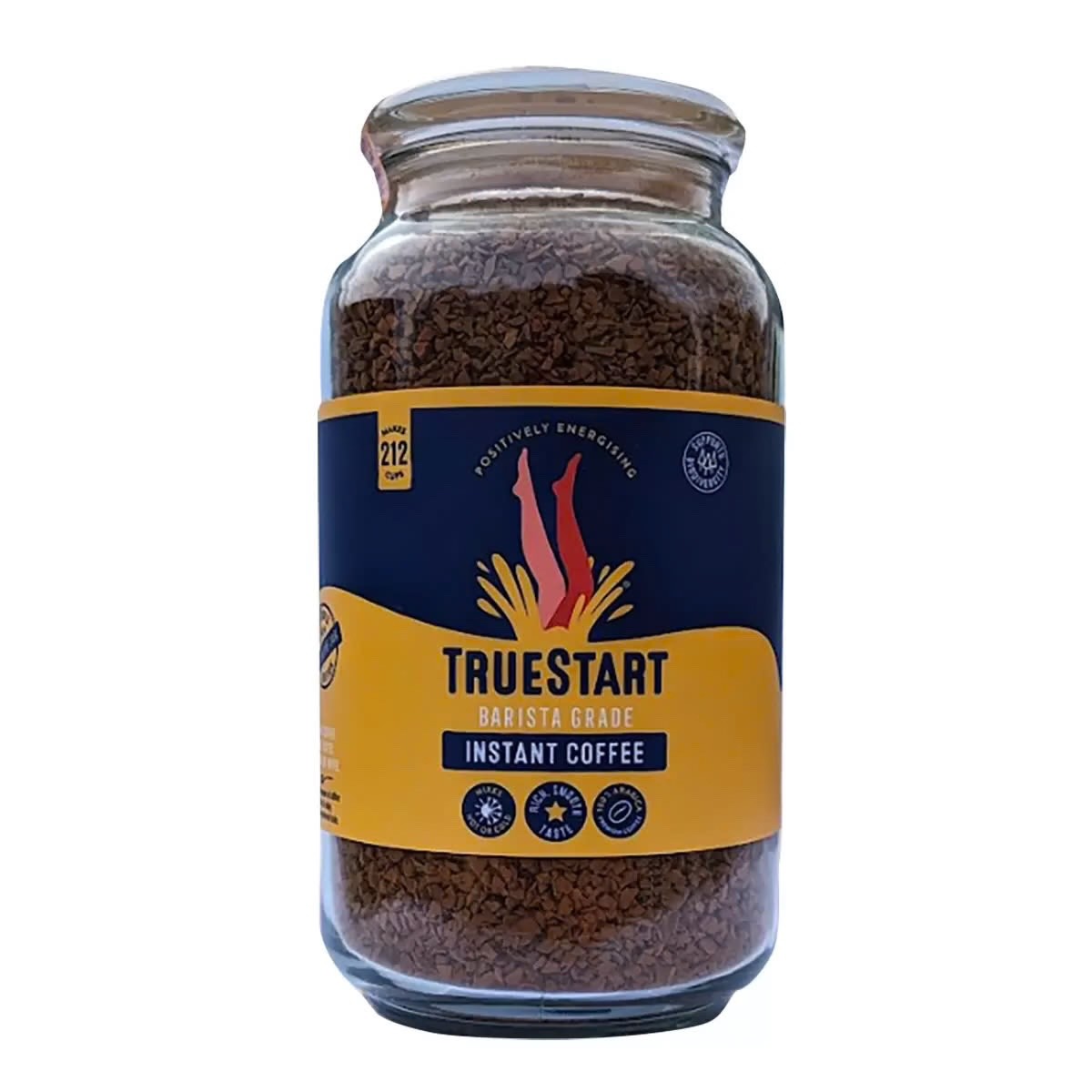 380g TrueStart 100% Arabica Instant Coffee Freeze-Dried Barista Grade