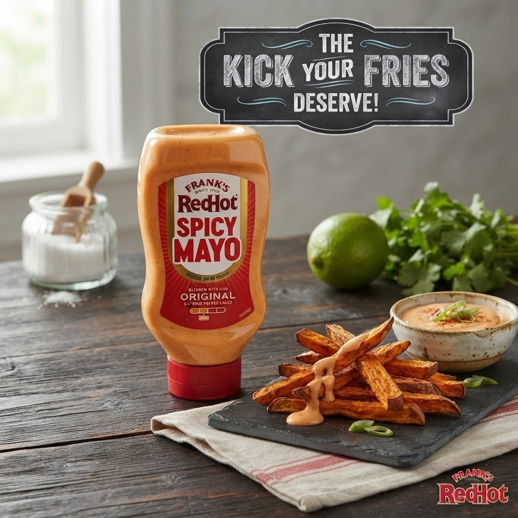 8 x 240g | Frank's RedHot Spicy Mayo 250g Multi-Pack - Squeeze, Dip & Spread