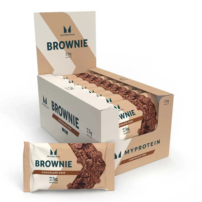 12 x 75g MyProtein Chocolate Brownie High Protein Bar 23g Protein Low Sugar