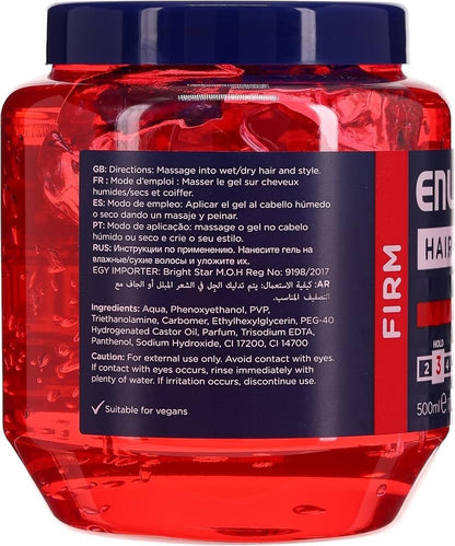 6 x 250ml (1.5kg) Enliven Hair Gel Bundle – Firm & Extreme Hold Hairgel Pack