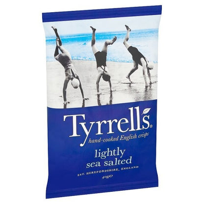 24x 40g Tyrrells Lightly Sea Salted Crisps