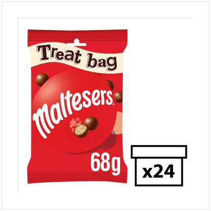 Maltesers Milk Chocolate Treat Bags Bulk Box - 37g, 68g, 93g Multi Pack Options