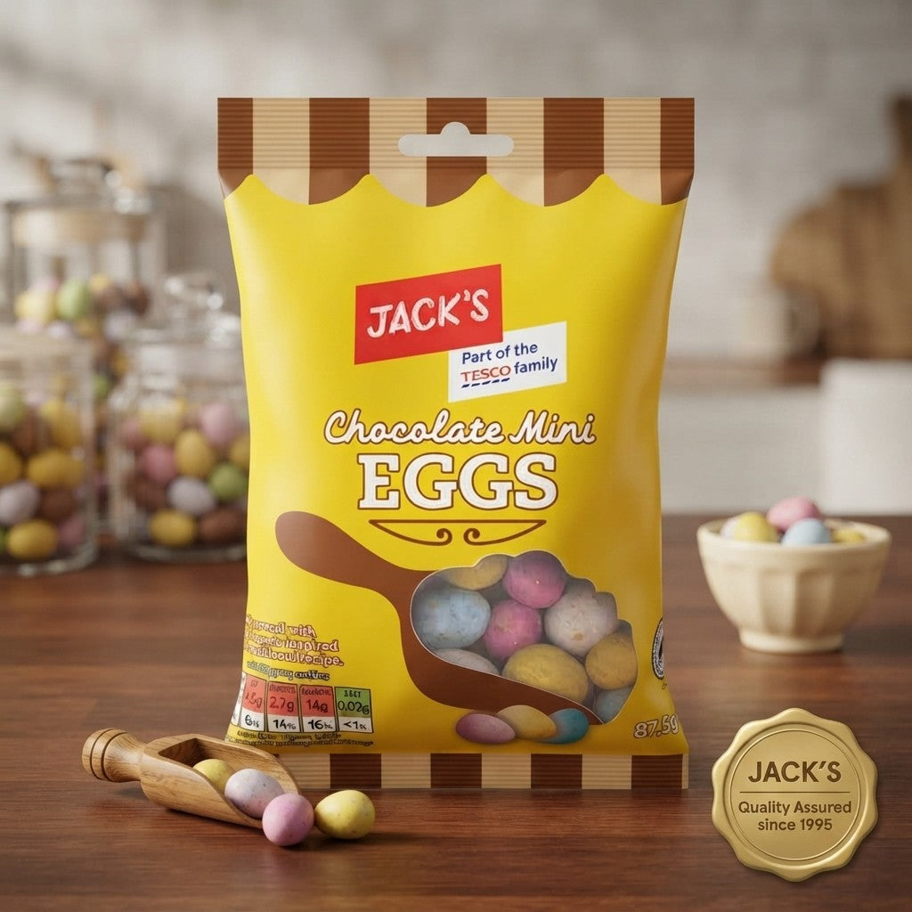 18x 87.5g Jack's Chocolate Chocolate Mini Eggs
