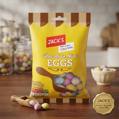 18x 87.5g Jack's Chocolate Chocolate Mini Eggs
