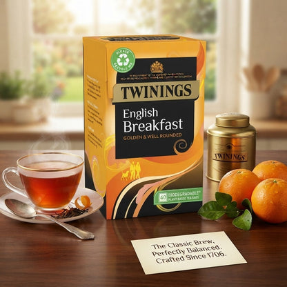 40s 100g 4 Pack Bundle Total 160 Bags Twinings English Breakfast Tea Bags