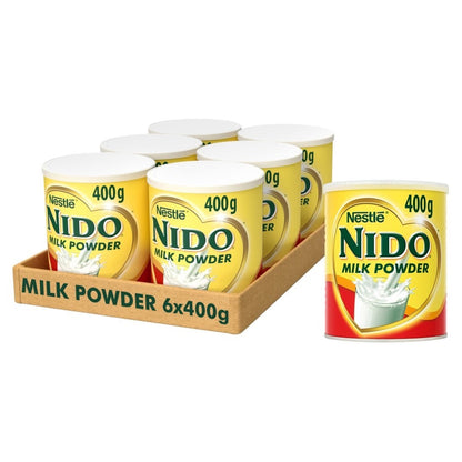 400g x 12 Nido Instant Full Cream Whole Milk Powder Tin Can Nestle High Protein