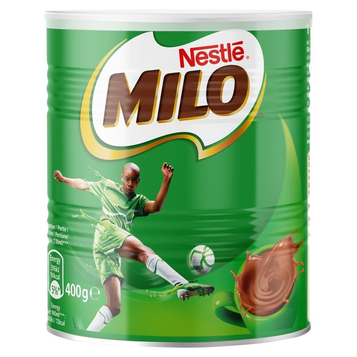 400g Pack - Nestlé Milo Chocolate Malt Powder Drink Fortified Milk Cocoa Can