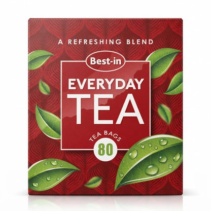 6 Pack Bundle Total 480 Bags Best-in Everyday Tea Bags 80s A Refreshing Blend