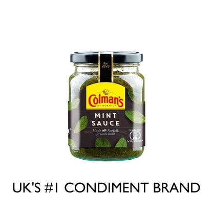 8 x 165g Colman's Mint Sauce Norfolk Grown UK No.1 Condiment for Roast Lamb