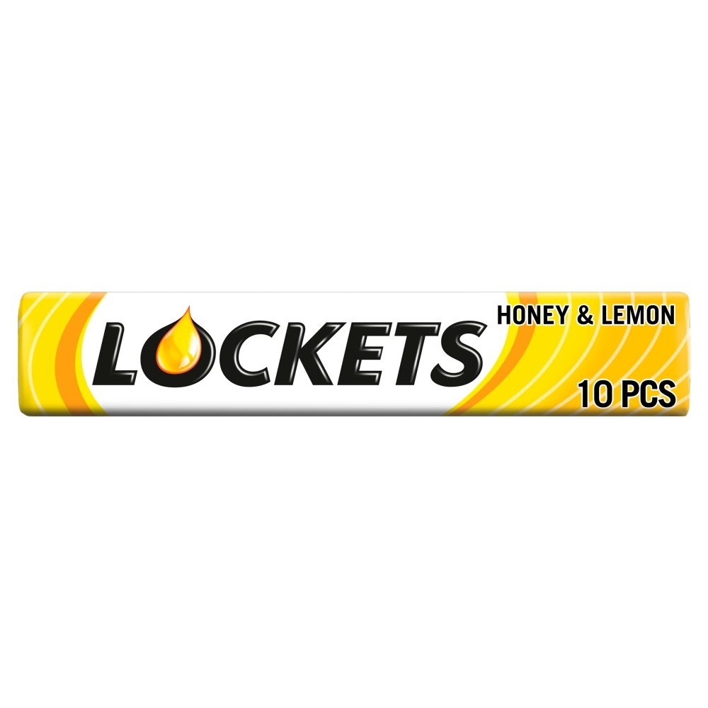 Lockets Honey & Lemon & Extra Strong Menthol Cough Sweets Lozenges 43g x 20 Pack