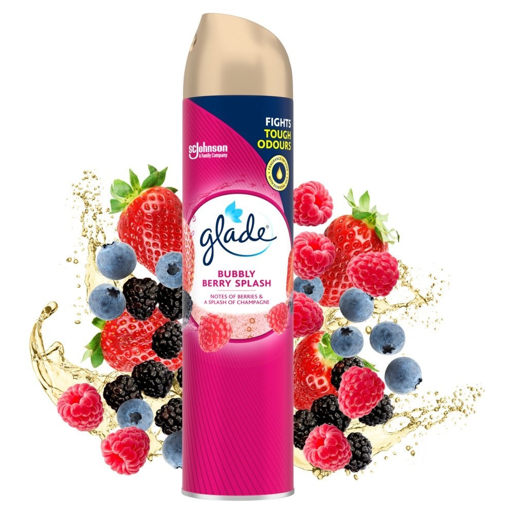12 x 300ml Glade Aerosol Air Freshener Pure Clean Linen Bulk Pack Spray Value