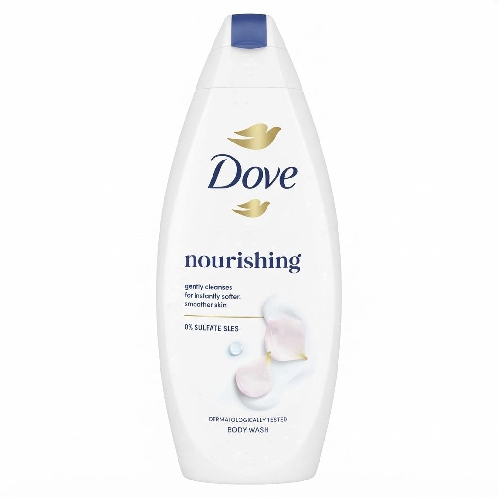 6 x 225ml Dove Women Nourishing Body Wash - Value Pack Case