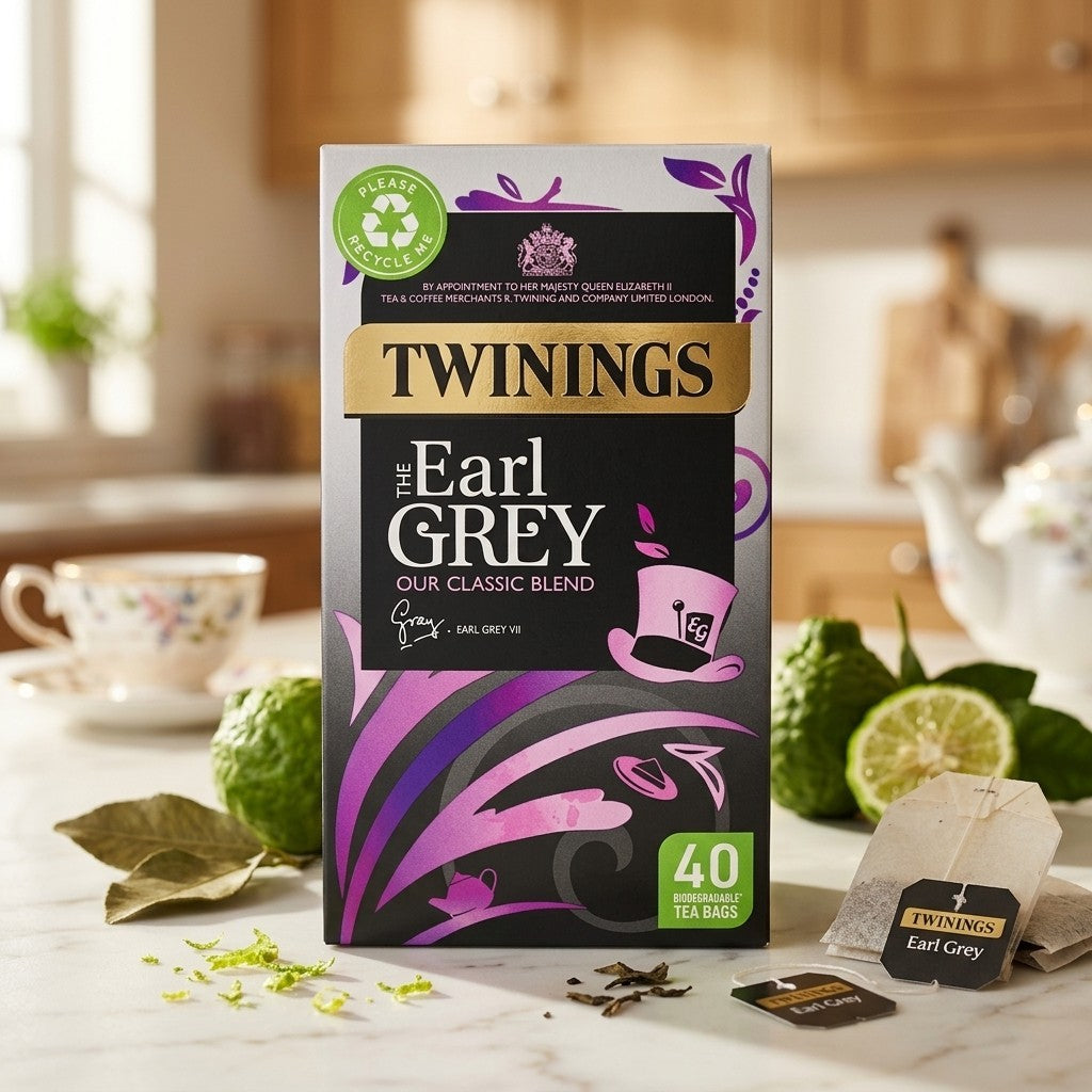 4x 100g Twinings Earl Grey Classic Black Tea Bags